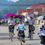 vélo au laos