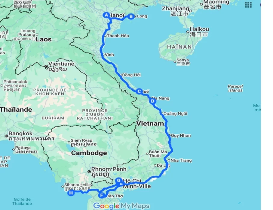 vietnam 14 jours grand tour