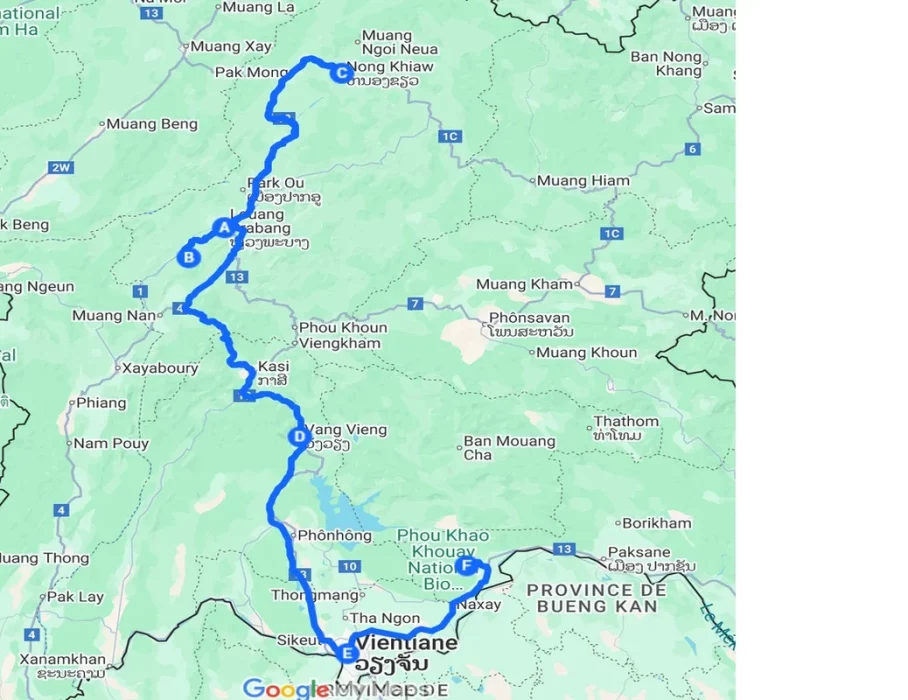 12 jours laos randonnée montagne