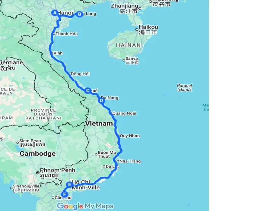 8 jours vietnam Hanoi Saigon